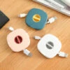 Lot De 3 Range Câbles Vides Et Extensibles-Enrouleur Câble Usb-Enrouleur Cable Telephone Portable Rotatif Pour Organiser Câble Usb, Câble De Chargement (Trois Couleurs) Lilaris