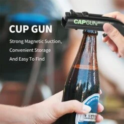 Ouvre-bouteille De Pistolet à Capuchon, Ouvre-bouteille De Tireur De Lanceur Drôle Pour Jeu Créatif, Fête De Famille, Bar -Krups || DeLonghi Soldes 97565317 5