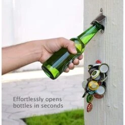 Ouvre-bouteille Mural - Style Ouvre-bouteille De Bière Magnétique Qui Attrape Les Bouchons - Facile à Installer -Krups || DeLonghi Soldes 97565999 5