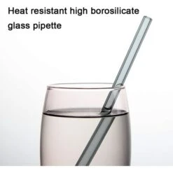 Pailles En Verre Réutilisables, Paille En Verre Transparent, Parfaites Pour Les Smoothies, Les Milkshakes, Le Thé, Les Jus. -Krups || DeLonghi Soldes 97566396 3