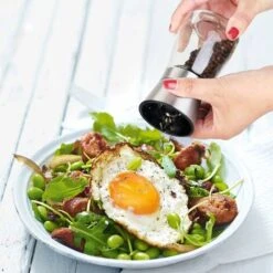 Moulin à Sel Et à Poivre, élégant Moulin à Sel Et à Poivre En Acier Inoxydable, Grossièreté Réglable, Rechargeable - Sel De Mer, Moulin à Poivre Noir Pour Cuisine Et Salle à Manger 7 Moulin à Sel Et à Poivre, élégant Moulin à Sel Et à Poivre En Acier Inoxydable, Grossièreté Réglable, Rechargeable - Sel De Mer, Moulin à Poivre Noir Pour Cuisine Et Salle à Manger -Krups || DeLonghi Soldes 97630009 4