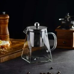 Théière, Verre Transparent Avec Insert En Acier Inoxydable, Résistant à La Chaleur, Verre Borosilicaté - 750 Ml -Krups || DeLonghi Soldes 97633387 3