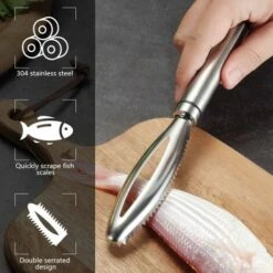 Machine à écailles De Poisson, Machine à écailles De Poisson En Acier Inoxydable, Gadget De Cuisine Professionnel Pour Grattoir à Poisson -Krups || DeLonghi Soldes 97635137 5
