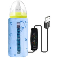 Chauffe-biberon - Tasse De Voyage Portable USB Chauffe-lait Chauffe-biberon Biberon Sac De Rangement Pour Bébé, Structure De Type Sandwich Isolation Thermique Conception Sûre