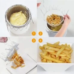 Panier à Frire, Panier A Salade Tamis Cuisine Inoxydable Fry Extensible Chef Panier Cuisine 9 Panier à Frire, Panier A Salade Tamis Cuisine Inoxydable Fry Extensible Chef Panier Cuisine -Krups || DeLonghi Soldes 98378625 5