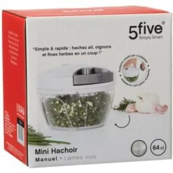 Mini Hachoir Manuelà Fil Blanc - 5 Five Simply Smart -Krups || DeLonghi Soldes 98557038 3