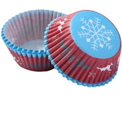 4Pièces Caisses à Muffins En Papier De Noël Moules à Muffins Cupcakes En Papier Cupcake Wrappers Cupcake Liners Pour Fête De Noël Anniversaire Party Mariage -Krups || DeLonghi Soldes 98872780 3