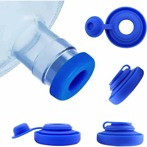 Lot De 3 Bouchons De Bouteille D'eau De 14,7 L, Bouchons De Rechange En Silicone, Bouchon Anti-déversement, Bouchon D'étanchéité Réutilisable, Bouchon à Clipser Pour Bouteille D'eau De 55 Mm 1 Lot De 3 Bouchons De Bouteille D'eau De 14,7 L, Bouchons De Rechange En Silicone, Bouchon Anti-déversement, Bouchon D'étanchéité Réutilisable, Bouchon à Clipser Pour Bouteille D'eau De 55 Mm