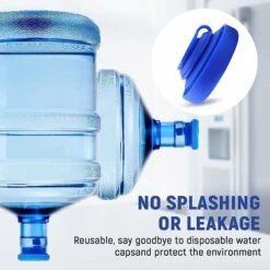 Lot De 3 Bouchons De Bouteille D'eau De 14,7 L, Bouchons De Rechange En Silicone, Bouchon Anti-déversement, Bouchon D'étanchéité Réutilisable, Bouchon à Clipser Pour Bouteille D'eau De 55 Mm 8 Lot De 3 Bouchons De Bouteille D'eau De 14,7 L, Bouchons De Rechange En Silicone, Bouchon Anti-déversement, Bouchon D'étanchéité Réutilisable, Bouchon à Clipser Pour Bouteille D'eau De 55 Mm -Krups || DeLonghi Soldes 98898952 4