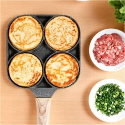 Poêle à Frire Multifonction, Poêle à œufs Antiadhésive, Poêle à Hamburger De Cuisine, Poêle à Hamburger Aux œufs Pour Le Petit-déjeuner -Krups || DeLonghi Soldes 99373729 4